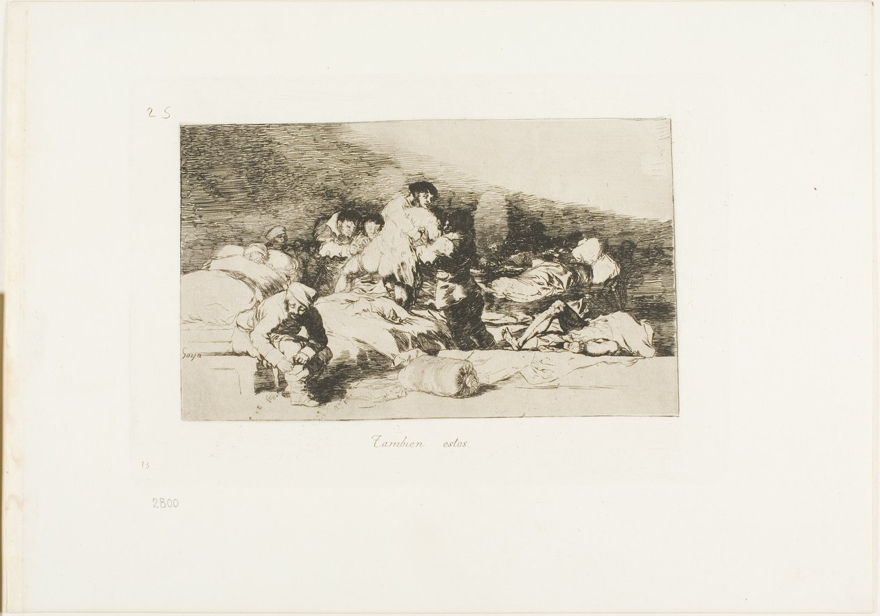 Ezek is a The Disasters of War 25. lemeze alkotó: Francisco Jose de Goya y Lucientes