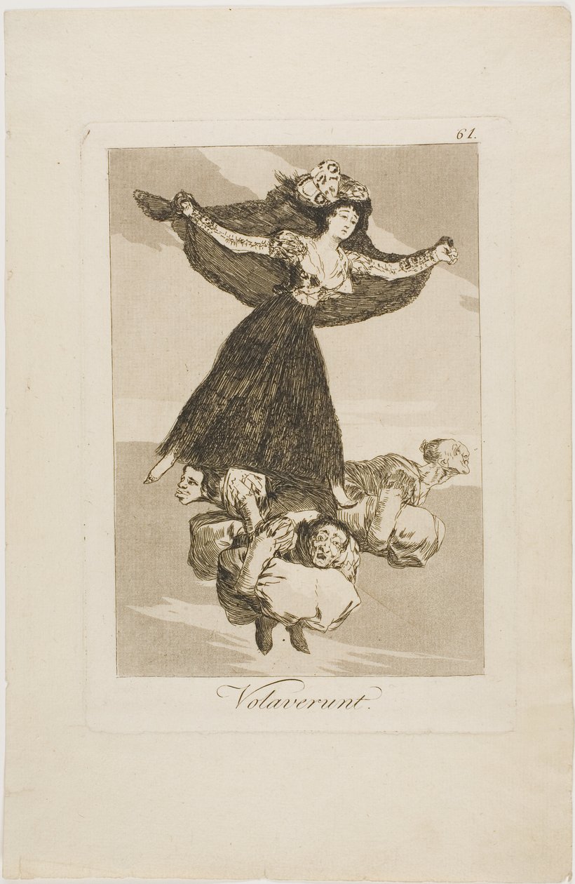 Ők repültek, 61-es lemez Los Caprichosból alkotó: Francisco Jose de Goya y Lucientes