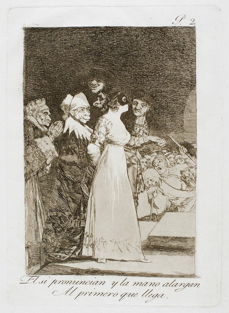 Igent mondanak, és kezet nyújtanak az elsőként érkezőnek, második lemez a Los Caprichosból alkotó: Francisco Jose de Goya y Lucientes