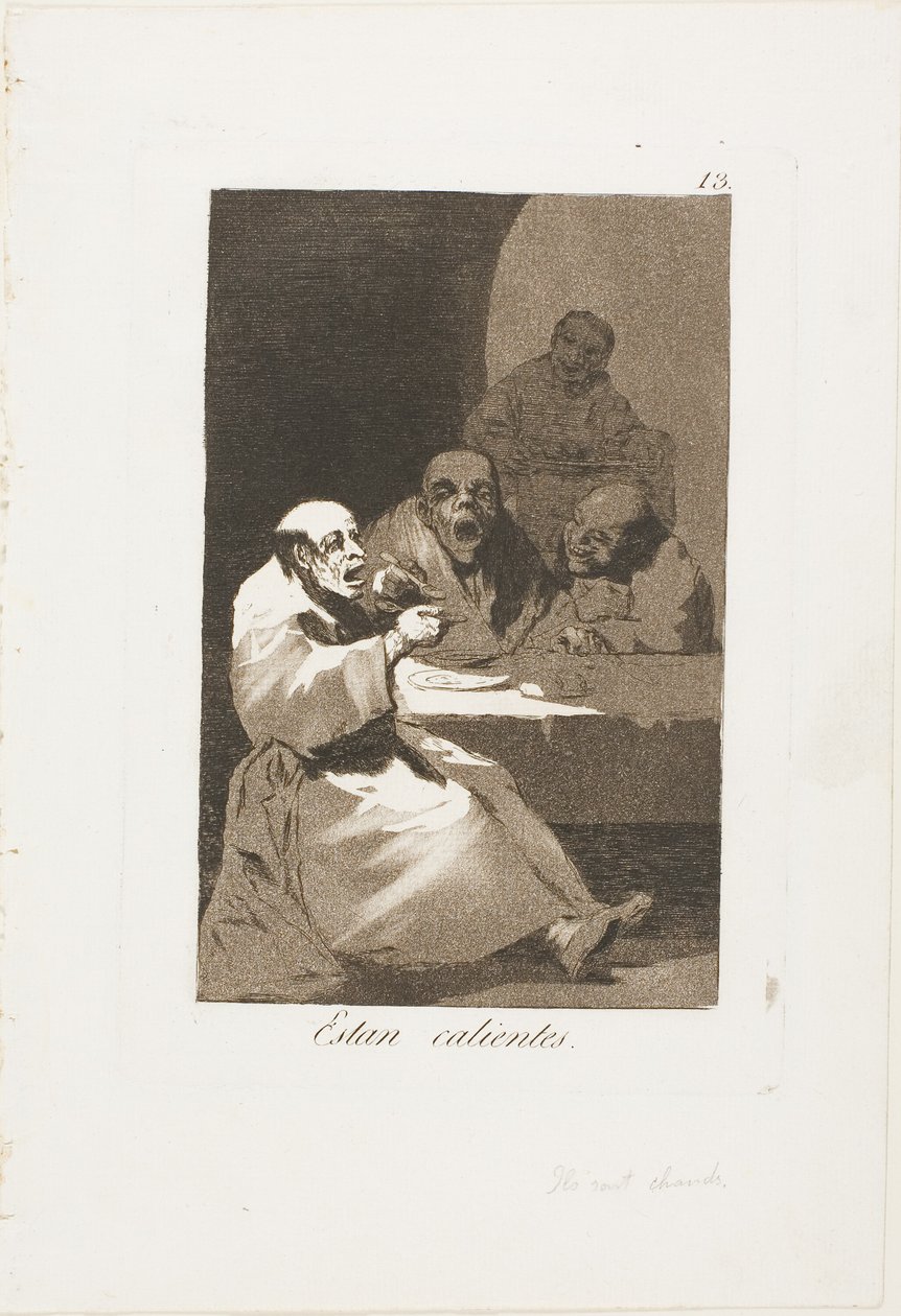 Hot, 13-as lemez Los Caprichosból alkotó: Francisco Jose de Goya y Lucientes