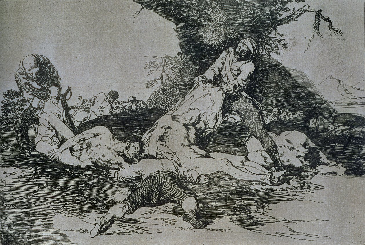 Használják őket, a „The Disasters of War” 16. lemeze alkotó: Francisco Jose de Goya y Lucientes