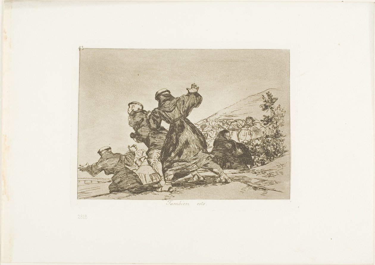 Ez is a The Disasters of War 43. lemeze alkotó: Francisco Jose de Goya y Lucientes