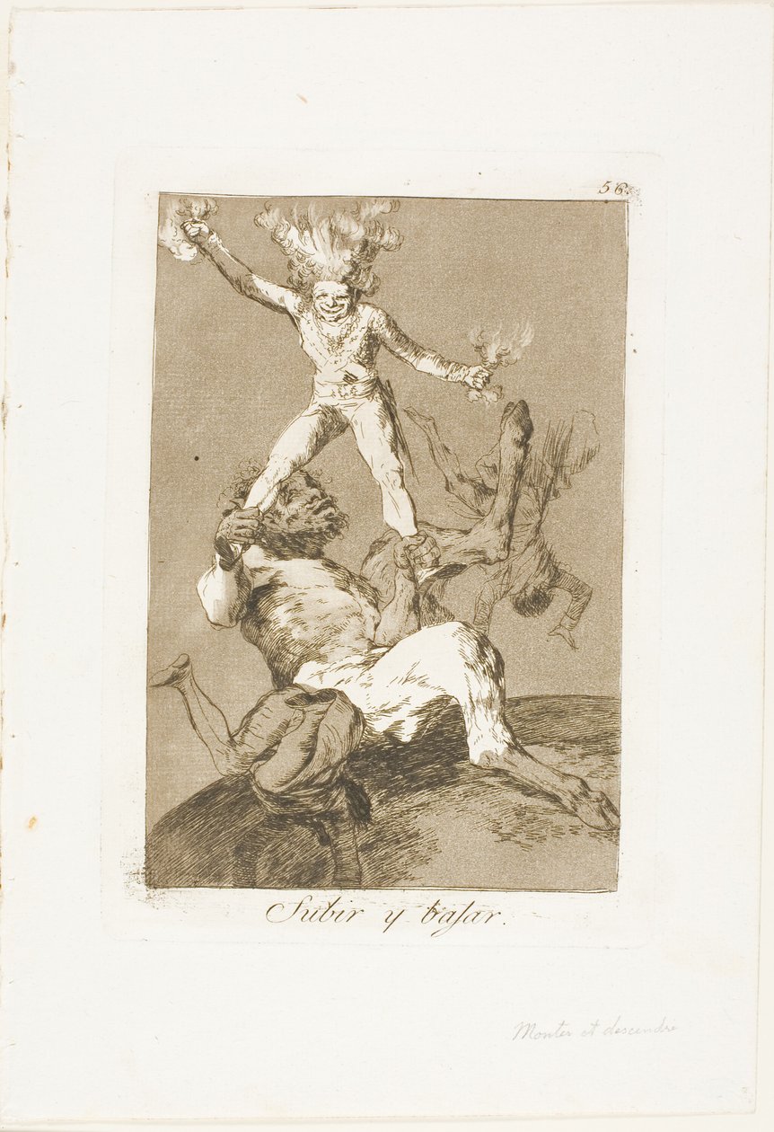 To Rise and to Fall, 56-os lemez Los Caprichosból alkotó: Francisco Jose de Goya y Lucientes