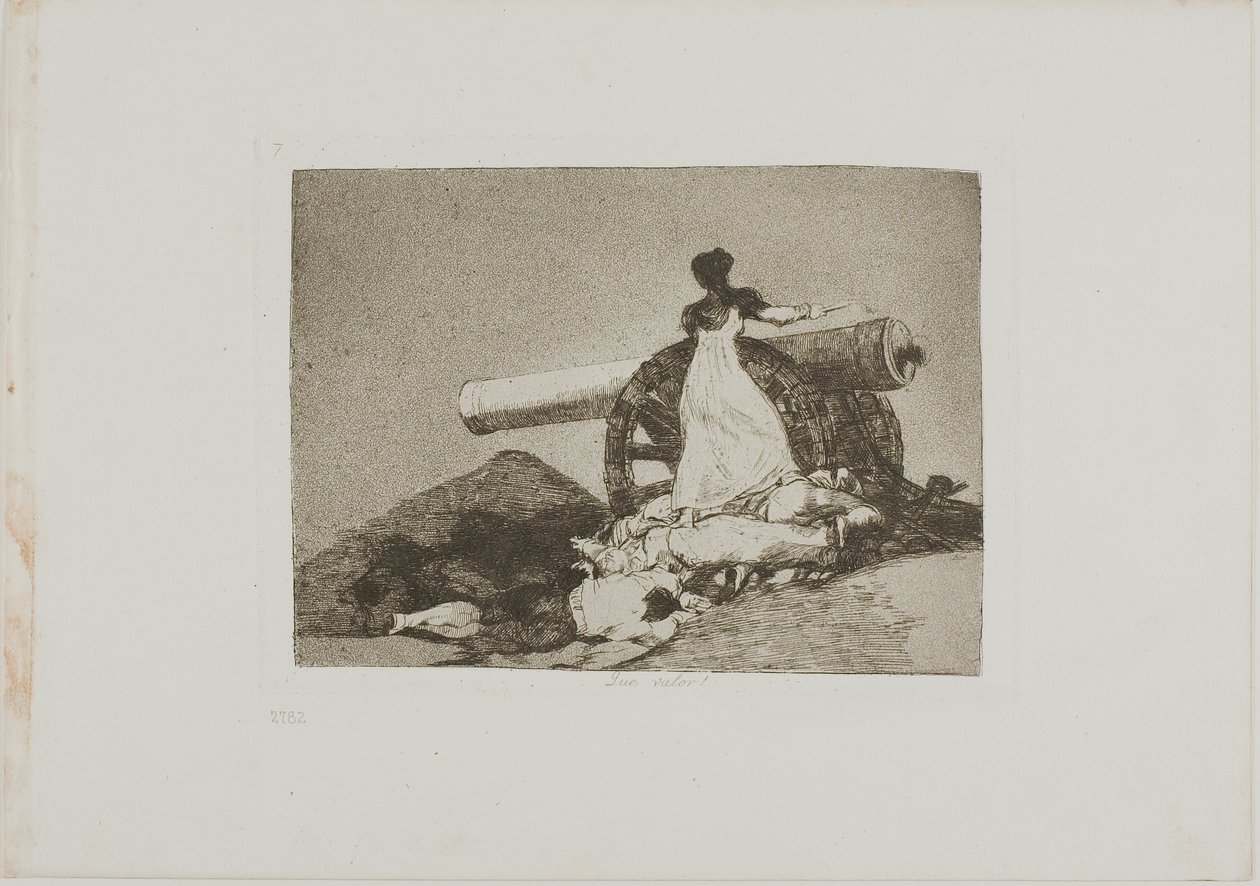 Micsoda bátorság!, hetes lemez a The Disasters of War-ból alkotó: Francisco Jose de Goya y Lucientes