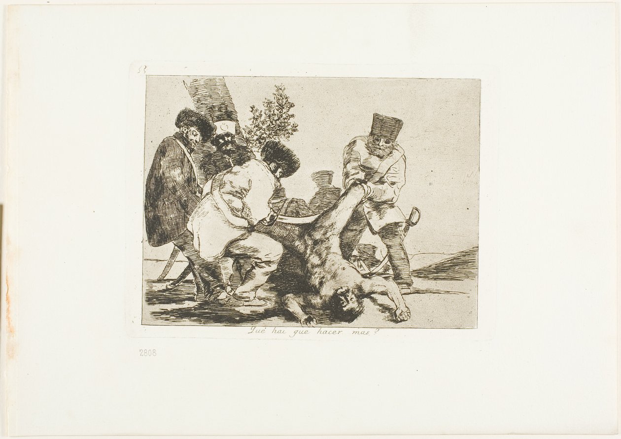 Mit lehet még tenni, 33. tábla A háború katasztrófái című könyvből alkotó: Francisco Jose de Goya y Lucientes