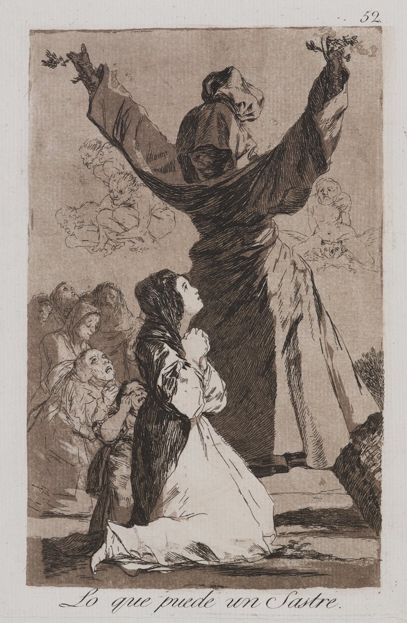 Mire képes egy szabó! (Mit tud egy szabó!) alkotó: Francisco de Goya