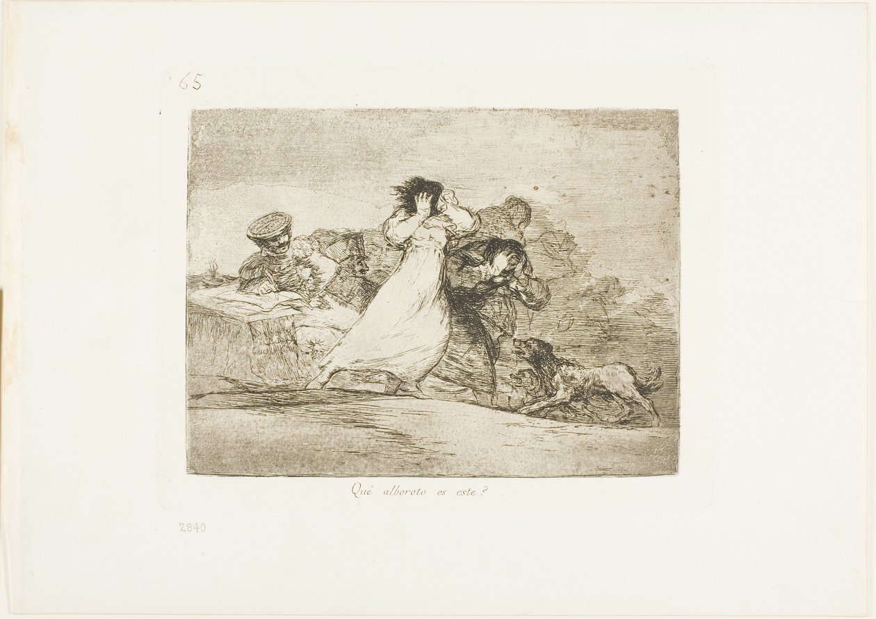 Mi ez a Hubbub?, 65. lemez a The Disasters of War-ból alkotó: Francisco Jose de Goya y Lucientes
