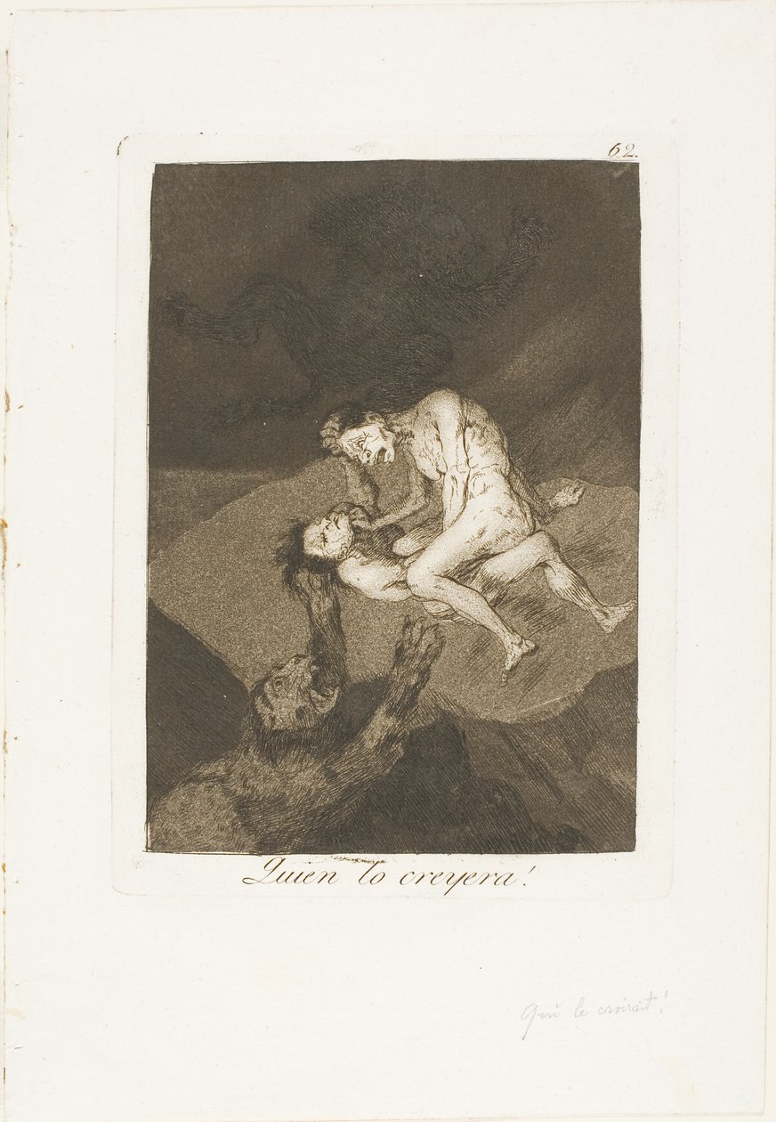 Ki gondolta volna!, 62. lemez Los Caprichosból alkotó: Francisco Jose de Goya y Lucientes