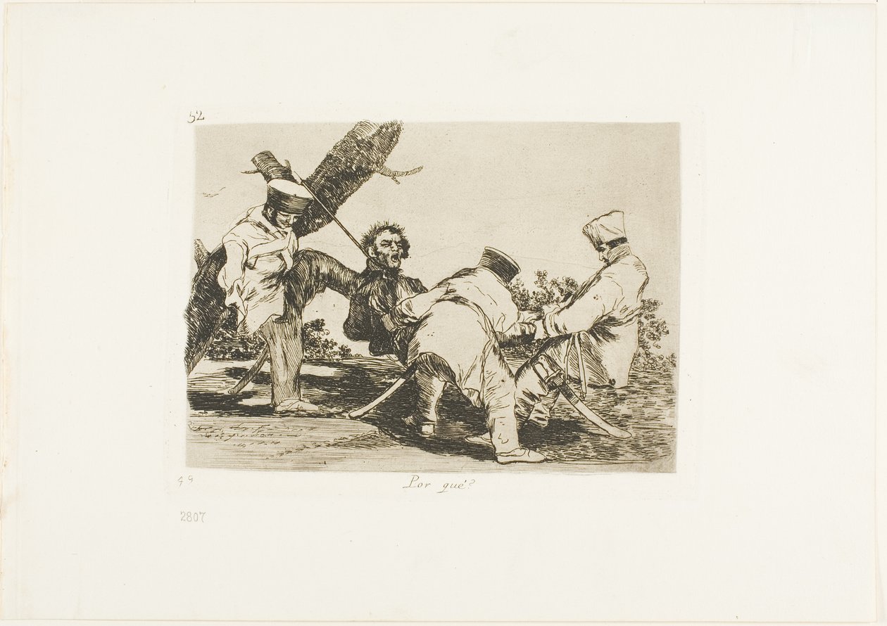 Miért?, 32. lemez a The Disasters of War-ból alkotó: Francisco Jose de Goya y Lucientes