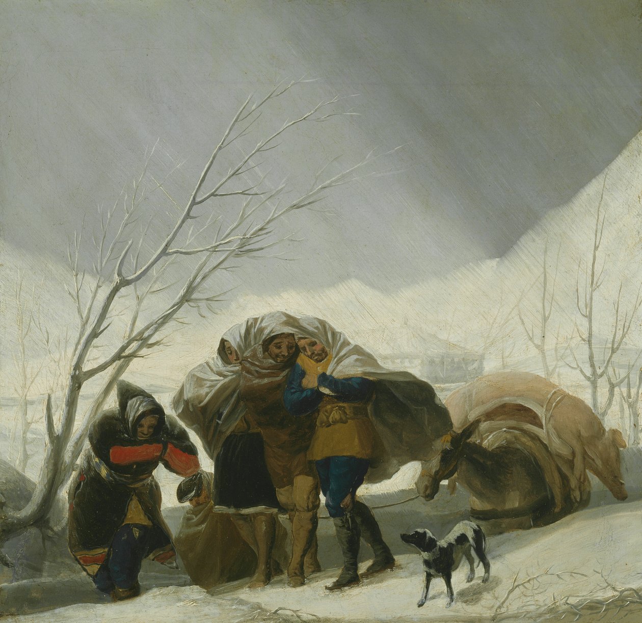 Téli jelenet alkotó: Francisco Jose de Goya y Lucientes