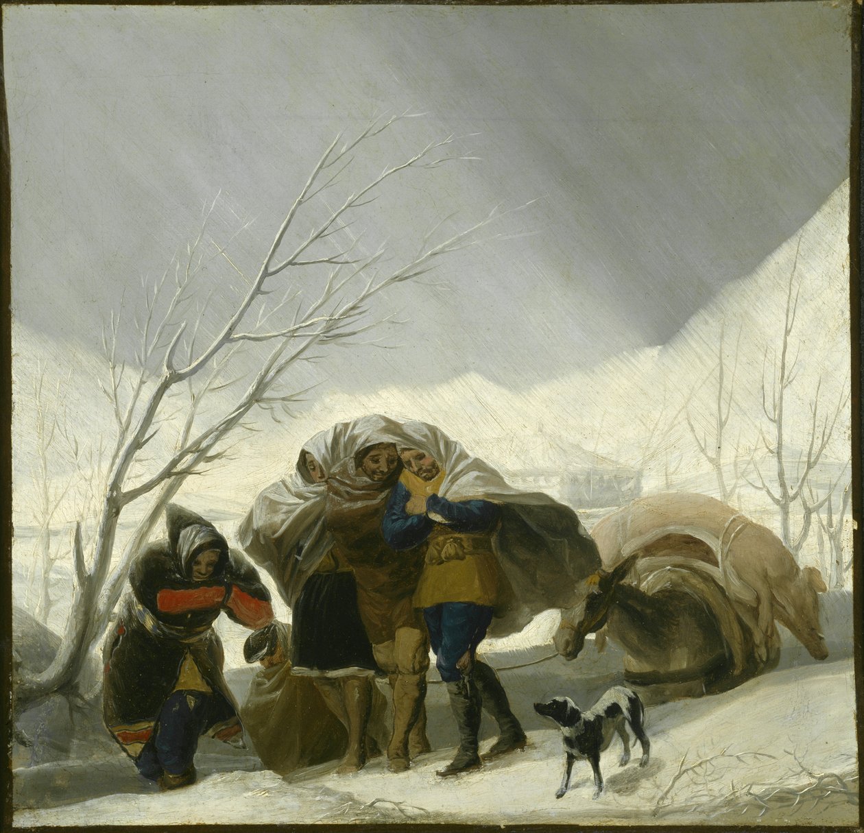 Téli jelenet, 1786 körül alkotó: Francisco de Goya