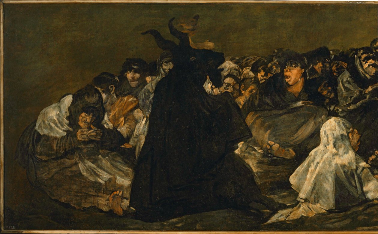 Boszorkányszombat ... (festmény vászonra) alkotó: Francisco Jose de Goya y Lucientes