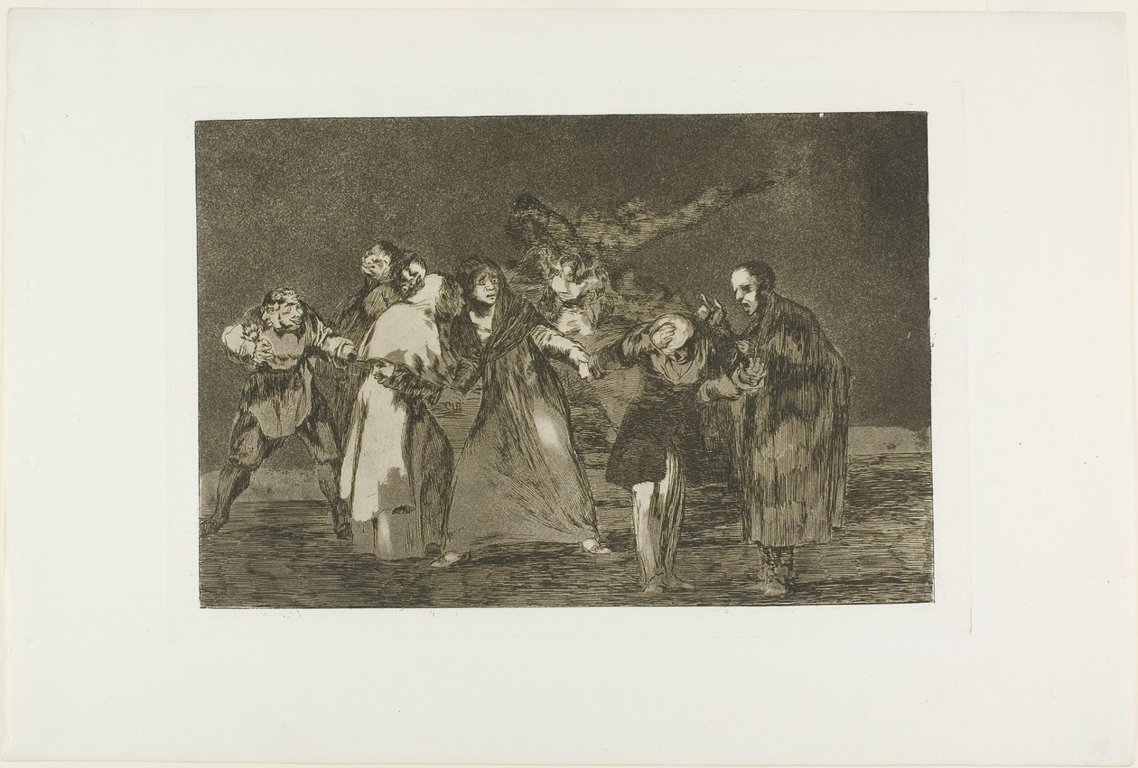 A sebek gyorsabban gyógyulnak, mint a kapkodó szavak, 16. lemez a Los Proverbiostól alkotó: Francisco Jose de Goya y Lucientes