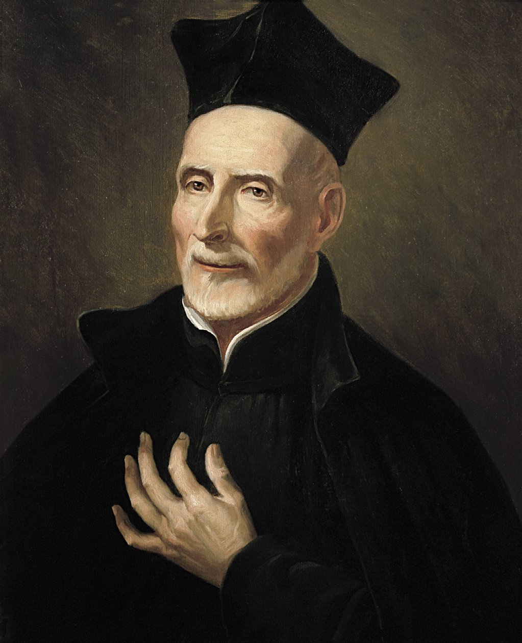 Calasanz, Szent József (1556-1648). Spanyol vallásos ember és pedagógus. Szent József Calasanctius (olaj, vászon) alkotó: Francisco Jover y Casanova