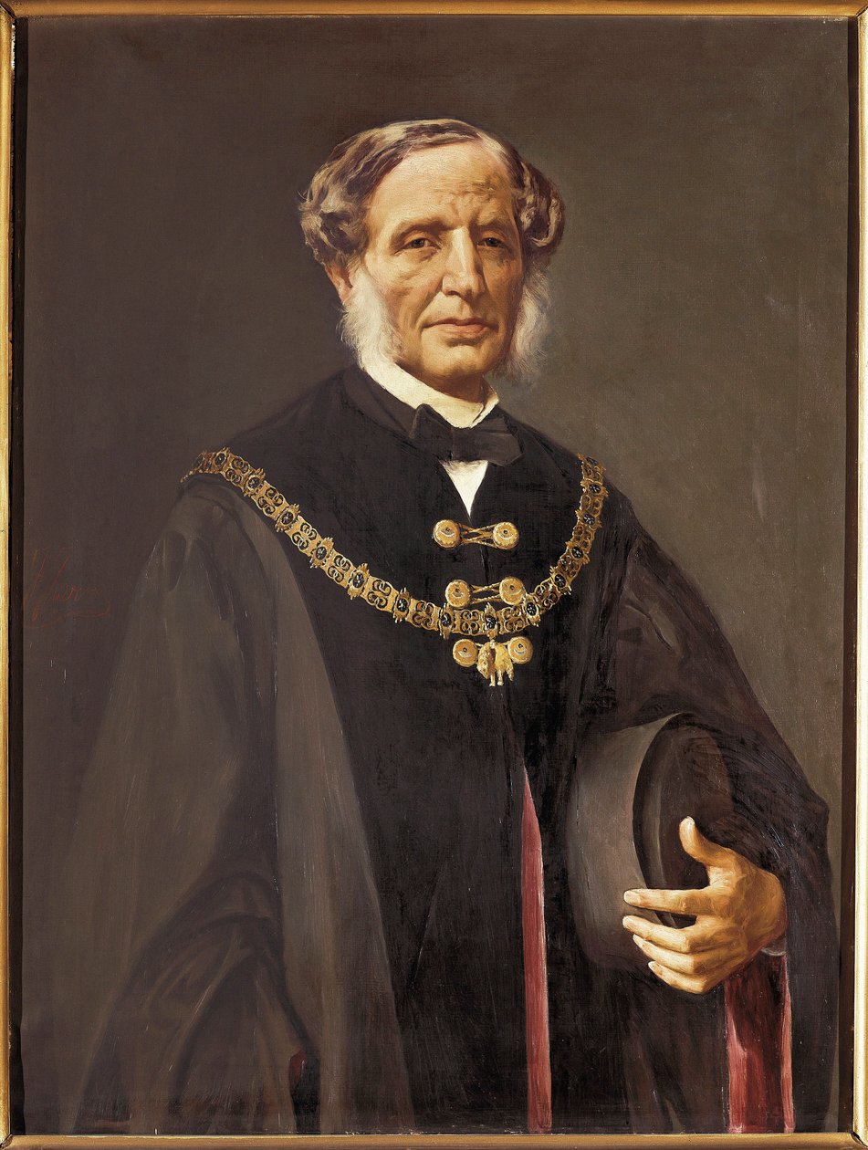 Manuel Seijas Lozano (1800-1868) spanyol politikus portréja alkotó: Francisco Jover y Casanova