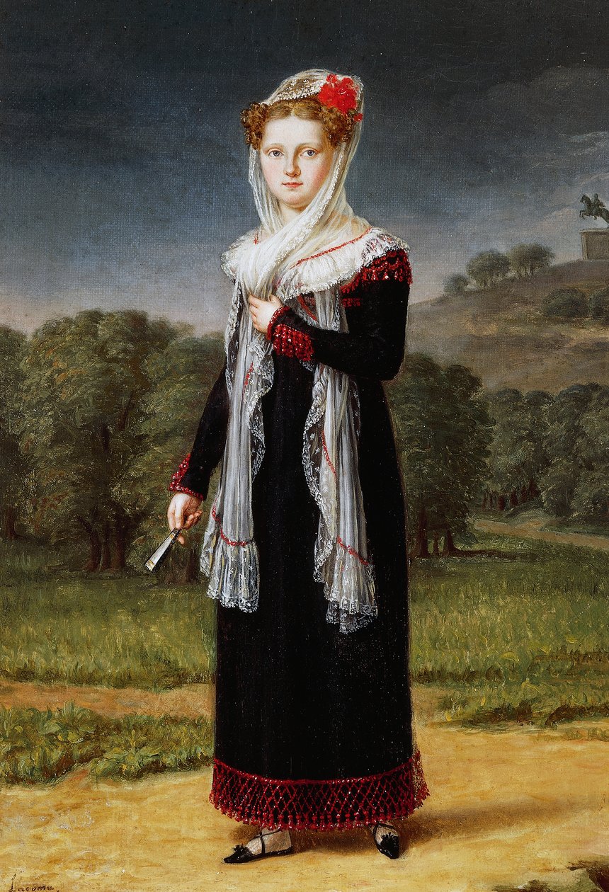 Marie Louise pármai hercegnő portréja (Bécs alkotó: Francisco Lacoma