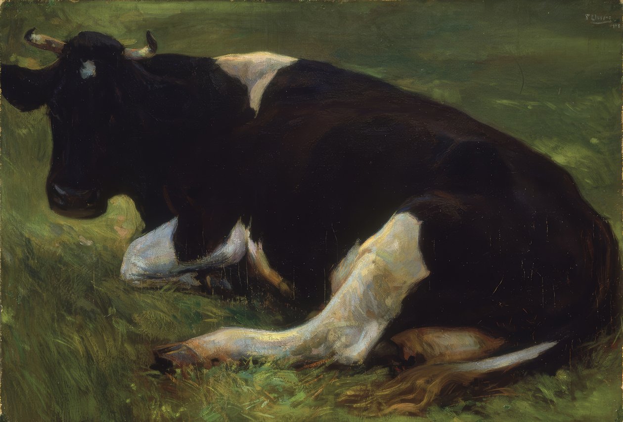 VACA – 1908 – 64X95 cm alkotó: Francisco Llorens Diaz