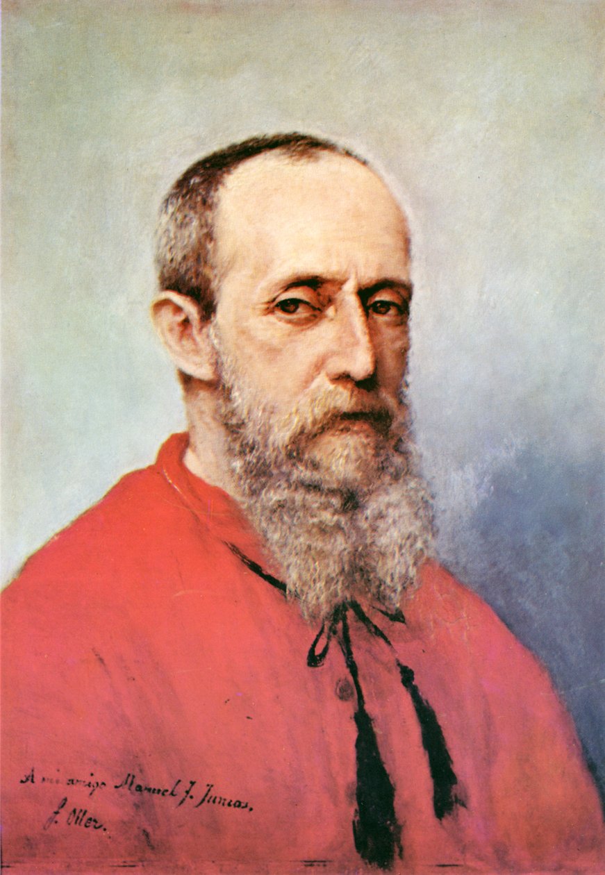 Francisco Oller önarcképe alkotó: Francisco Manuel Oller