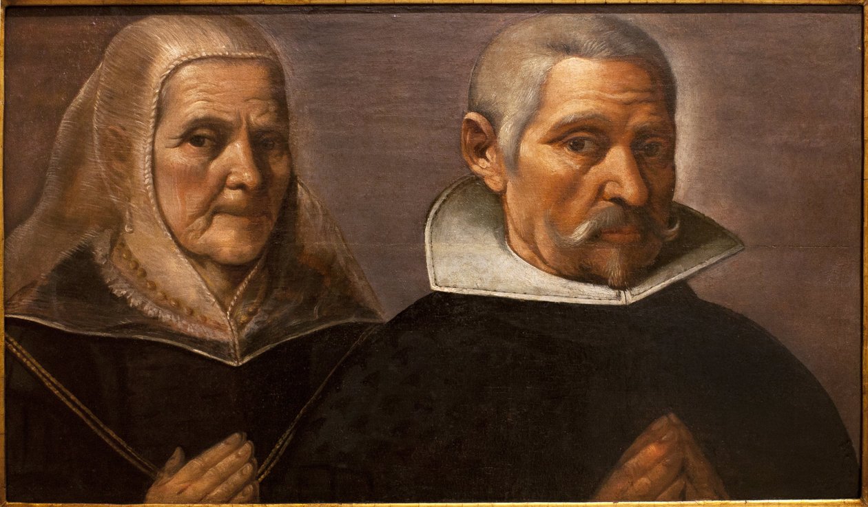 Egy imádkozó korú házaspár portréja. Francisco Pacheco (1564-1644) festménye, 1630 körül. Szépművészeti Múzeum Sevillában, Spanyolországban. alkotó: Francisco Pacheco