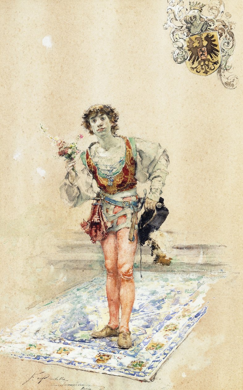 Az udvarló, alkotó: Francisco Pradilla y Ortiz