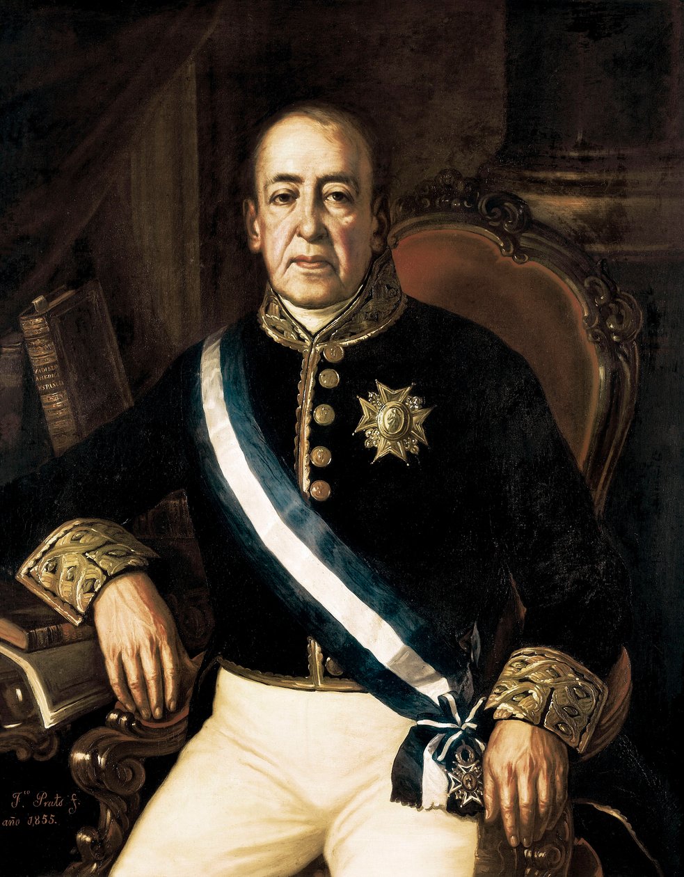 Don Jose Manuel de Vadillo portréja alkotó: Francisco Prats y Velasco