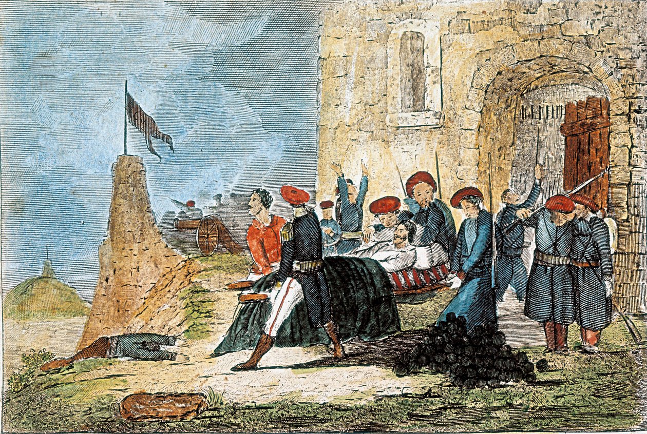Első karlista háború: Bilbao ostroma (1835) alkotó: Francisco Sainz y Pinto