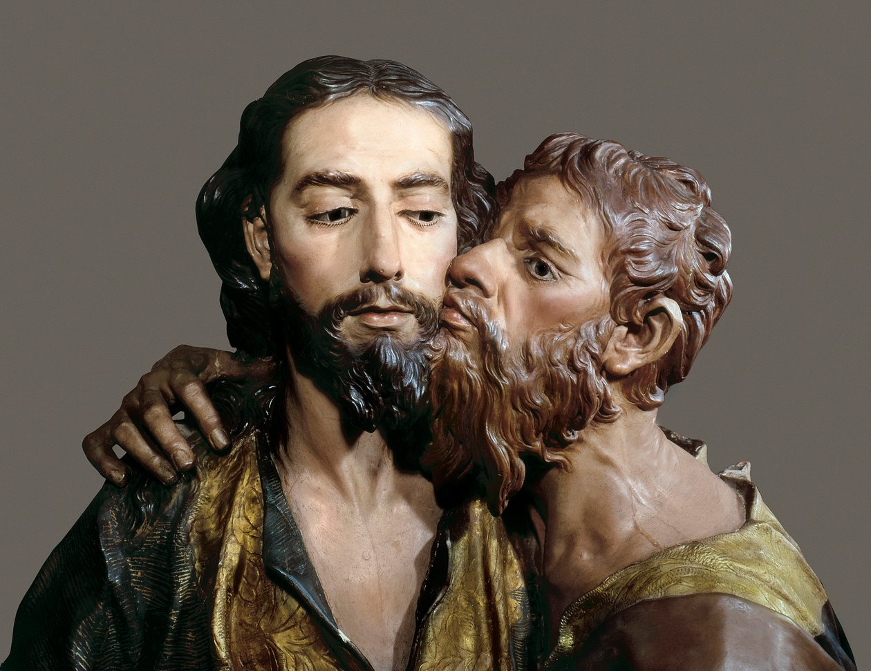 Júdás letartóztatása vagy csókja. Francisco SALZILLO (1707-1783) szobra alkotó: Francisco Salzillo