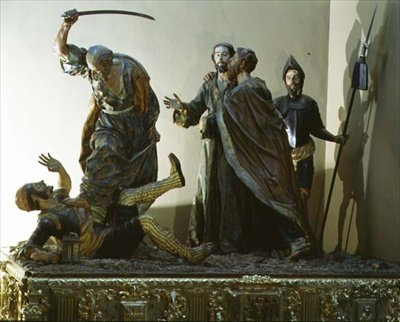 Krisztus letartóztatása, 1765 (polikróm fa) (részletesen lásd: 93243) alkotó: Francisco Salzillo