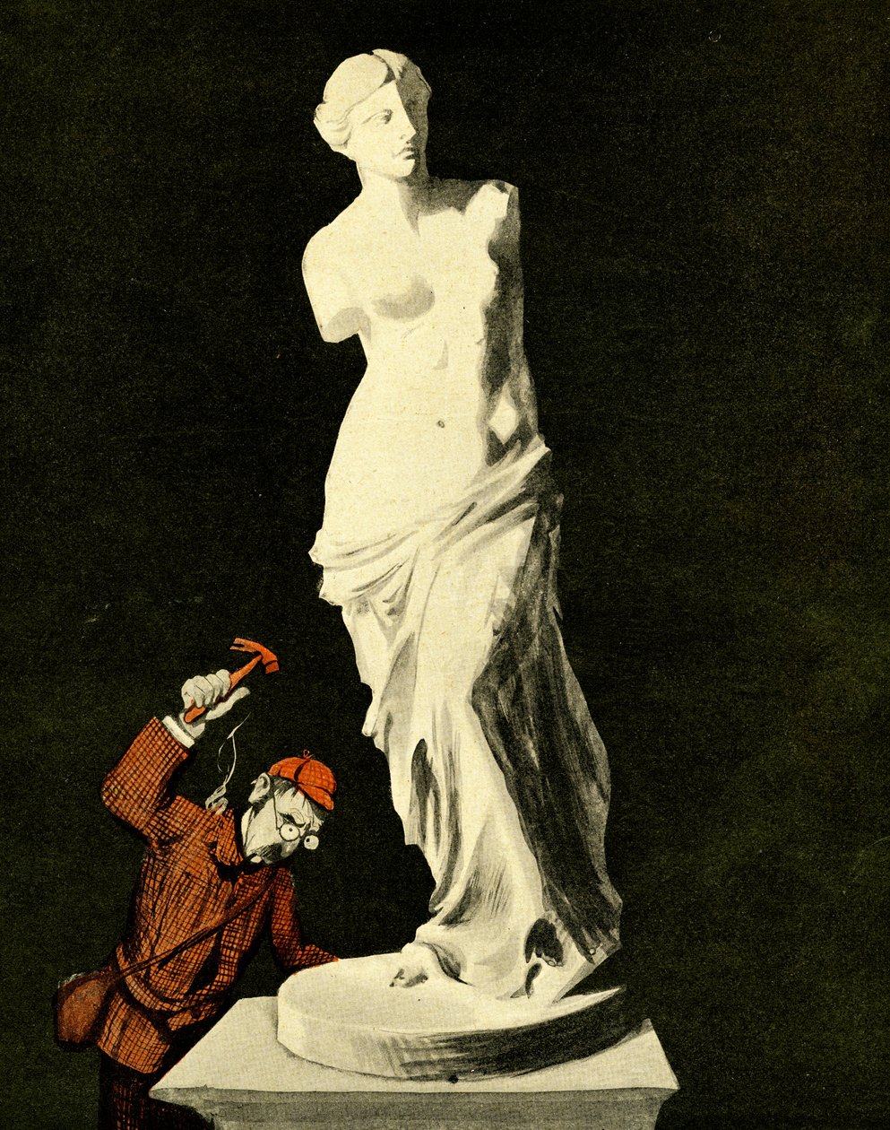 Egy kulturálatlan angol a Milói Venusnál, 1903 alkotó: Francisco Sancha y Lengo
