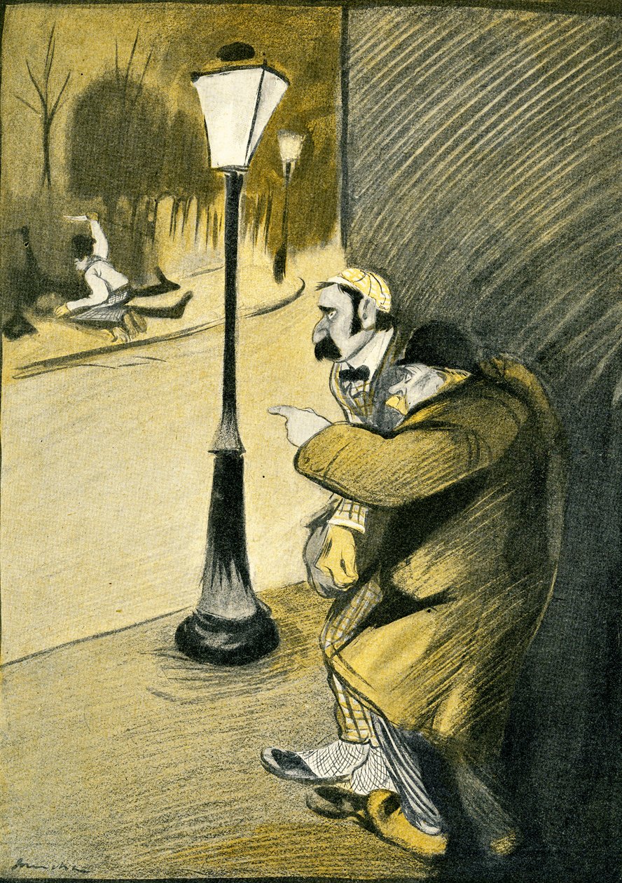 Két angol késelés szemtanúja volt Franciaországban, 1903-ban alkotó: Francisco Sancha y Lengo