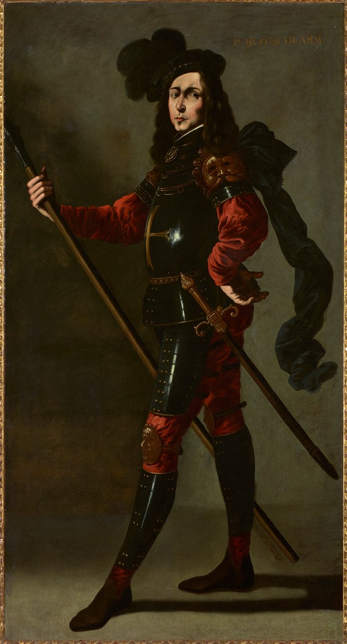 The Infante P. Bustos de Lara, kb. 1640-1645. alkotó: Francisco de Zurbaran
