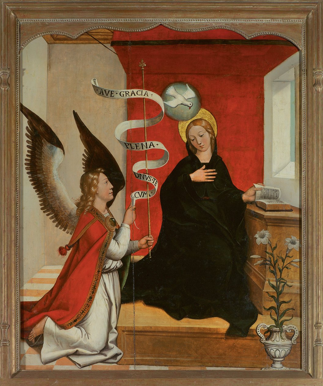 Az Angyali üdvözlet alkotó: Francisco de Comontes