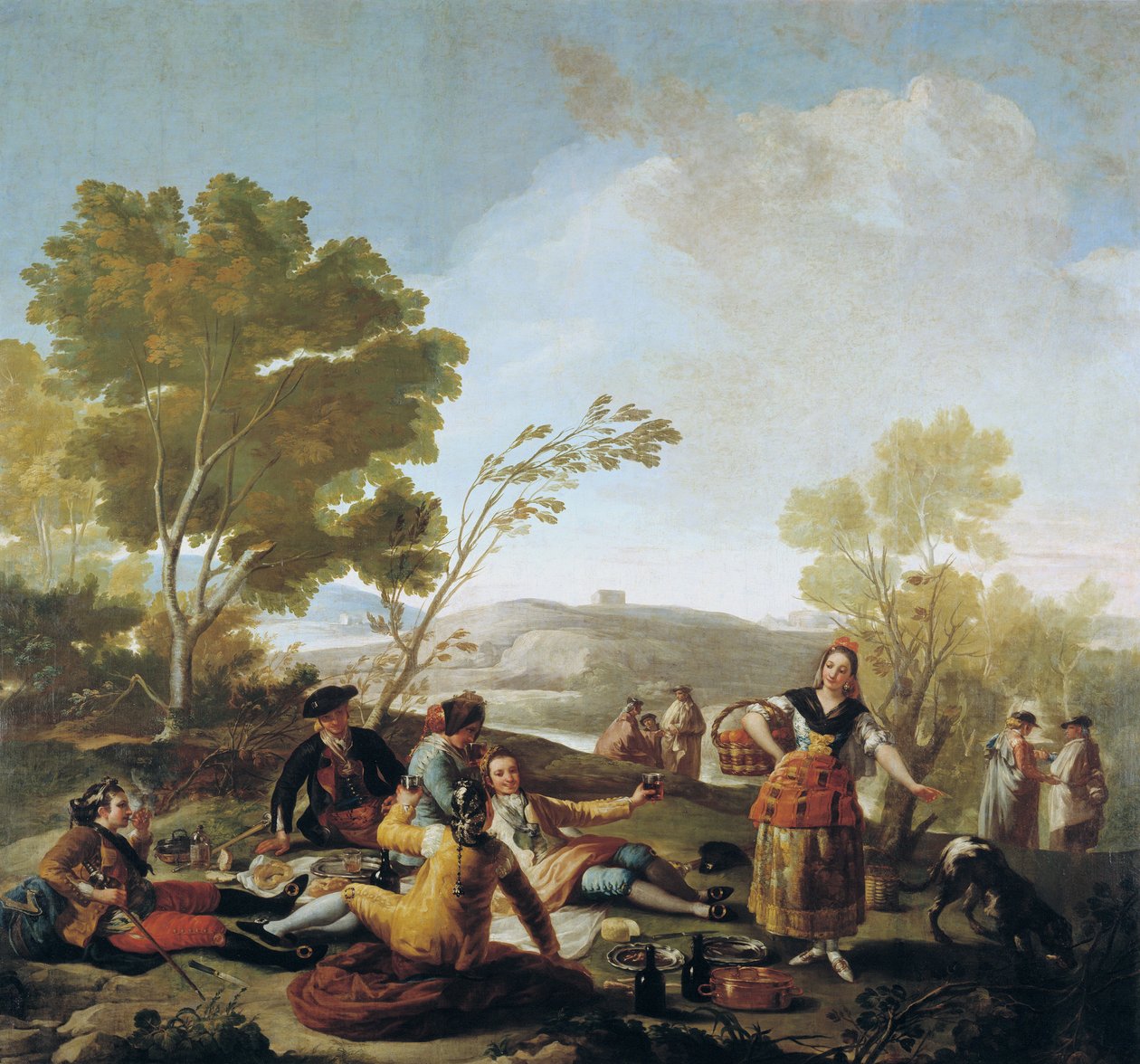 Piknik, 1776 alkotó: Francisco de Goya