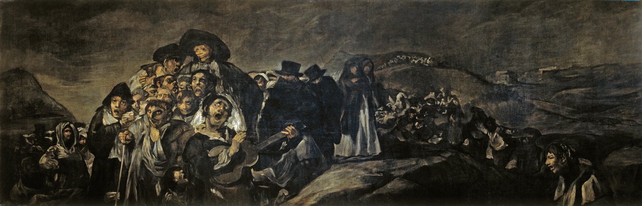 Zarándoklat San Isidroba alkotó: Francisco de Goya