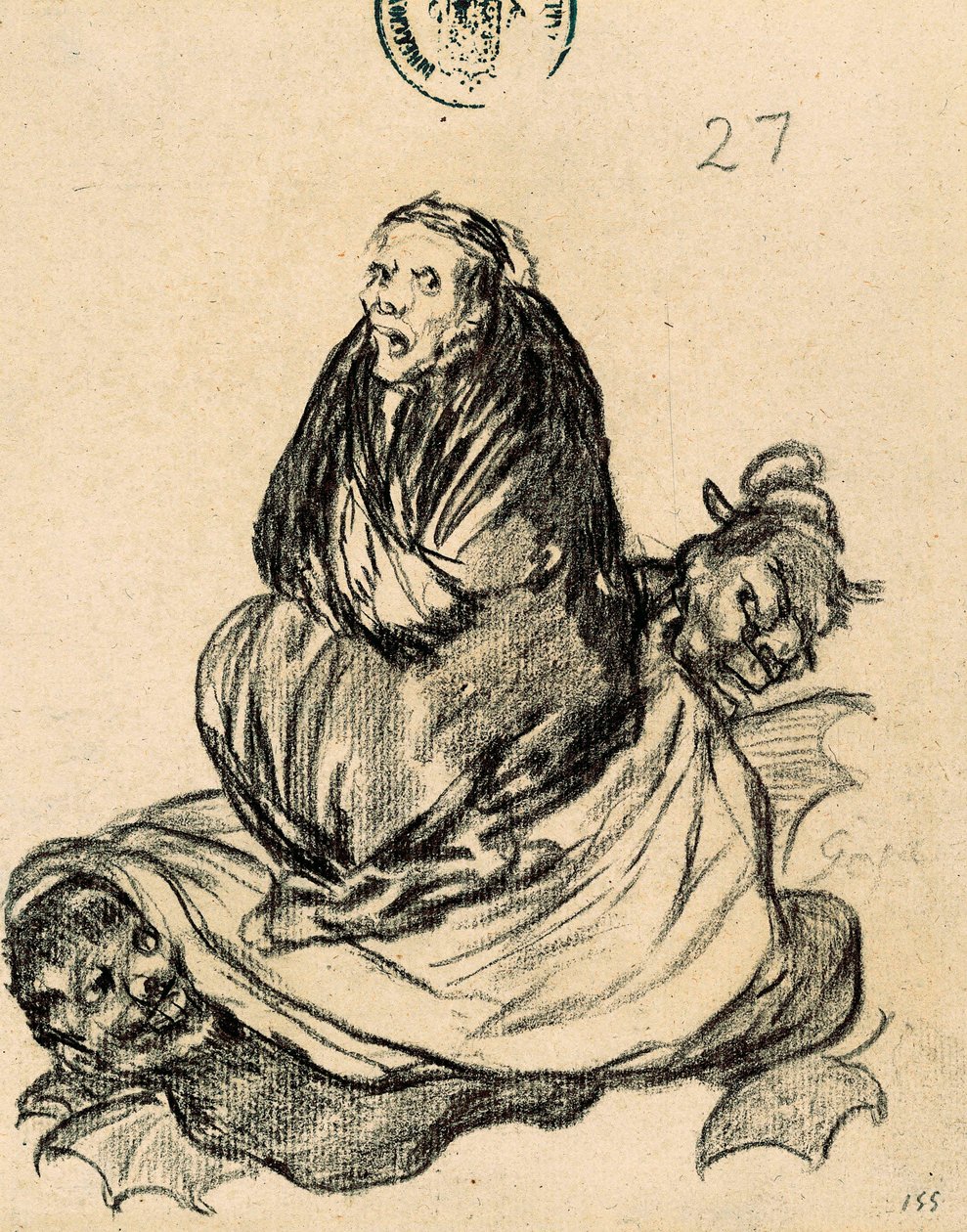 Egy boszorkány utazáson alkotó: Francisco de Goya