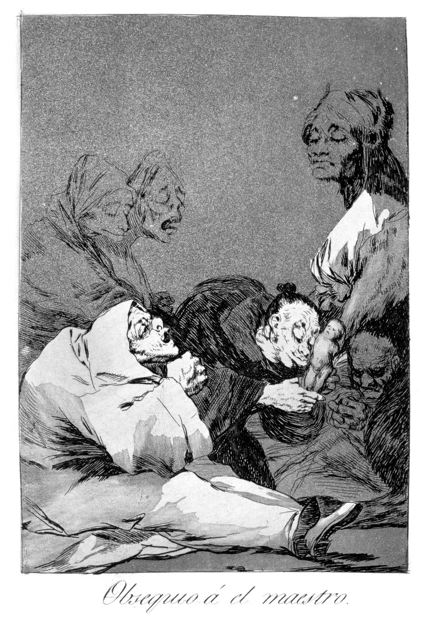 Ajándék a mesternek, 1799 alkotó: Francisco de Goya