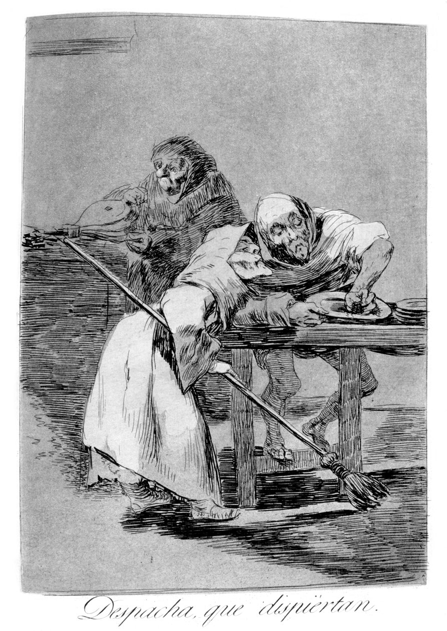 Légy gyors, felébrednek, 1799 alkotó: Francisco de Goya