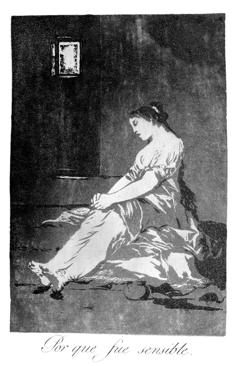 Mivel fogékony volt, 1799 alkotó: Francisco de Goya