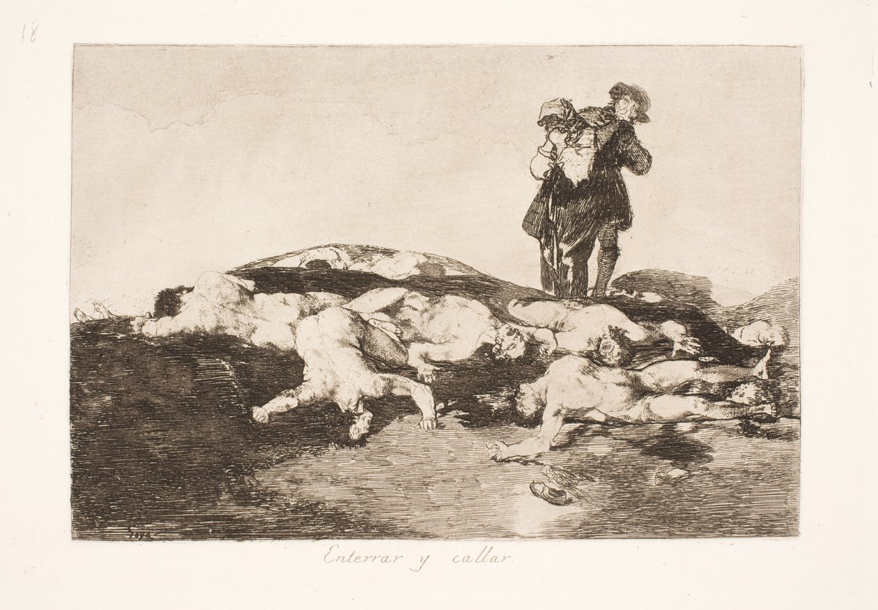 Temesd el halottaidat, és maradj csendben (18) alkotó: Francisco de Goya