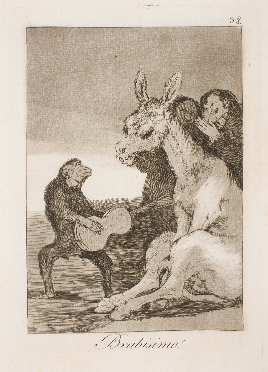 Bravissimo (IV. Károly és Godoy) alkotó: Francisco de Goya