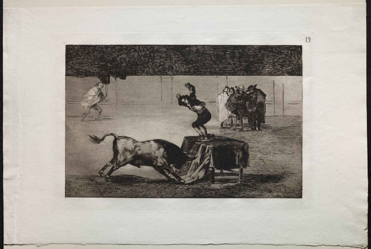 Bikaviadalok: Egy másik őrület ugyanabban a ringben, 1876. alkotó: Francisco de Goya