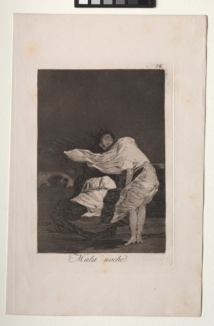 Caprichos: Rossz éjszaka alkotó: Francisco de Goya