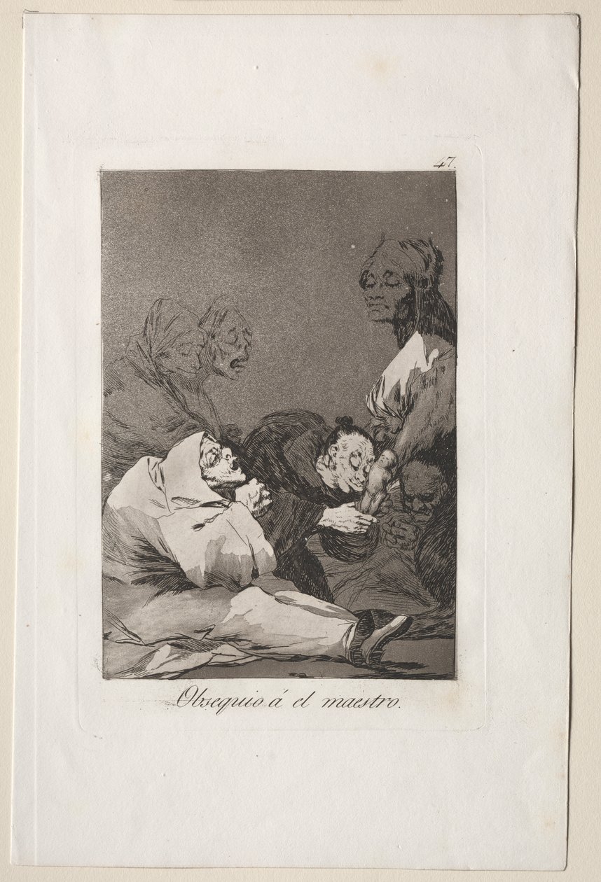 Caprichos: Ajándék a Mesternek alkotó: Francisco de Goya
