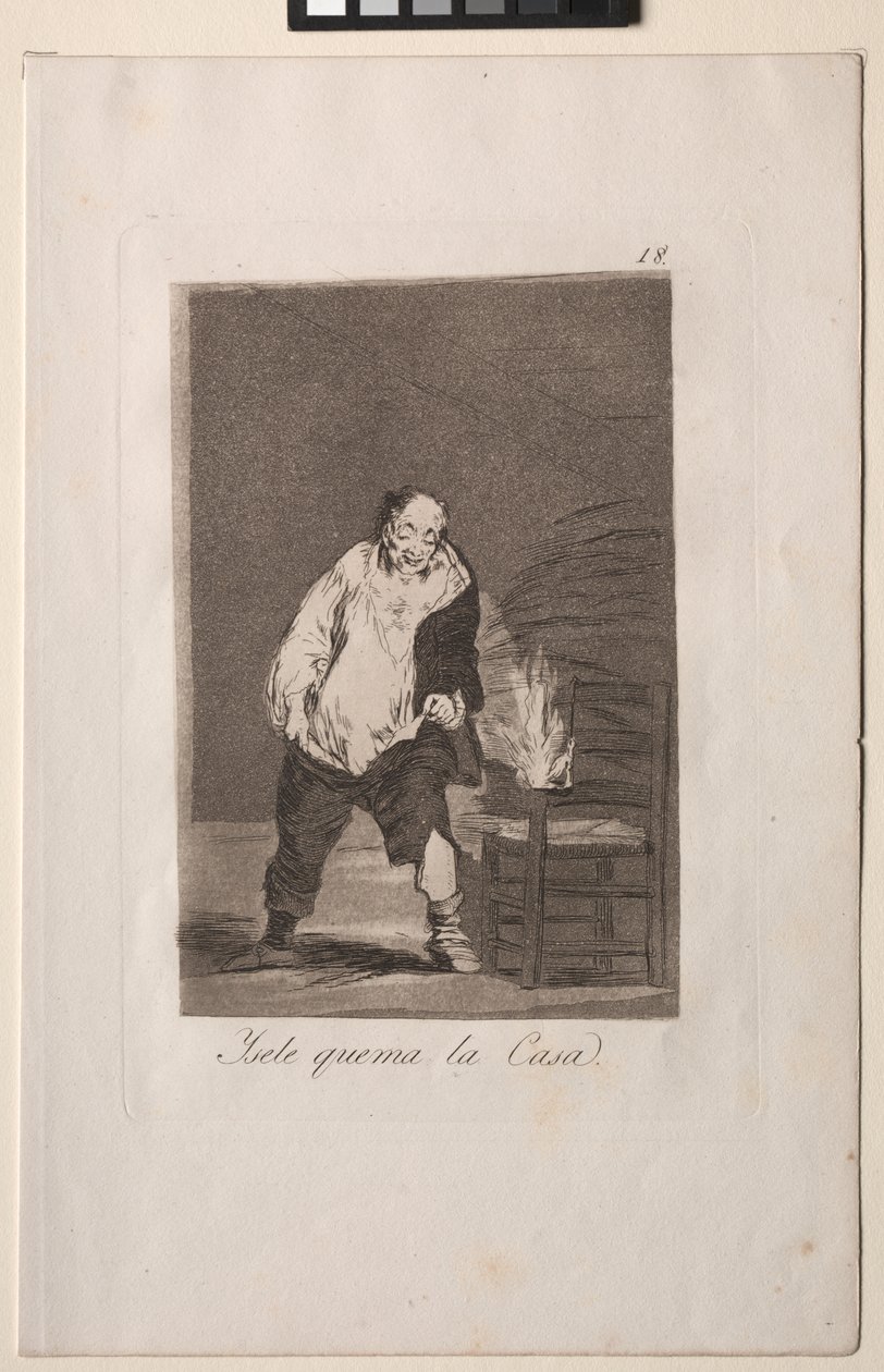 Caprichos: És a háza ég. alkotó: Francisco de Goya