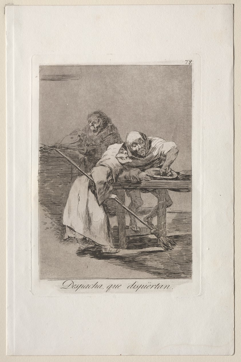 Caprichos: Légy gyors, felébrednek alkotó: Francisco de Goya