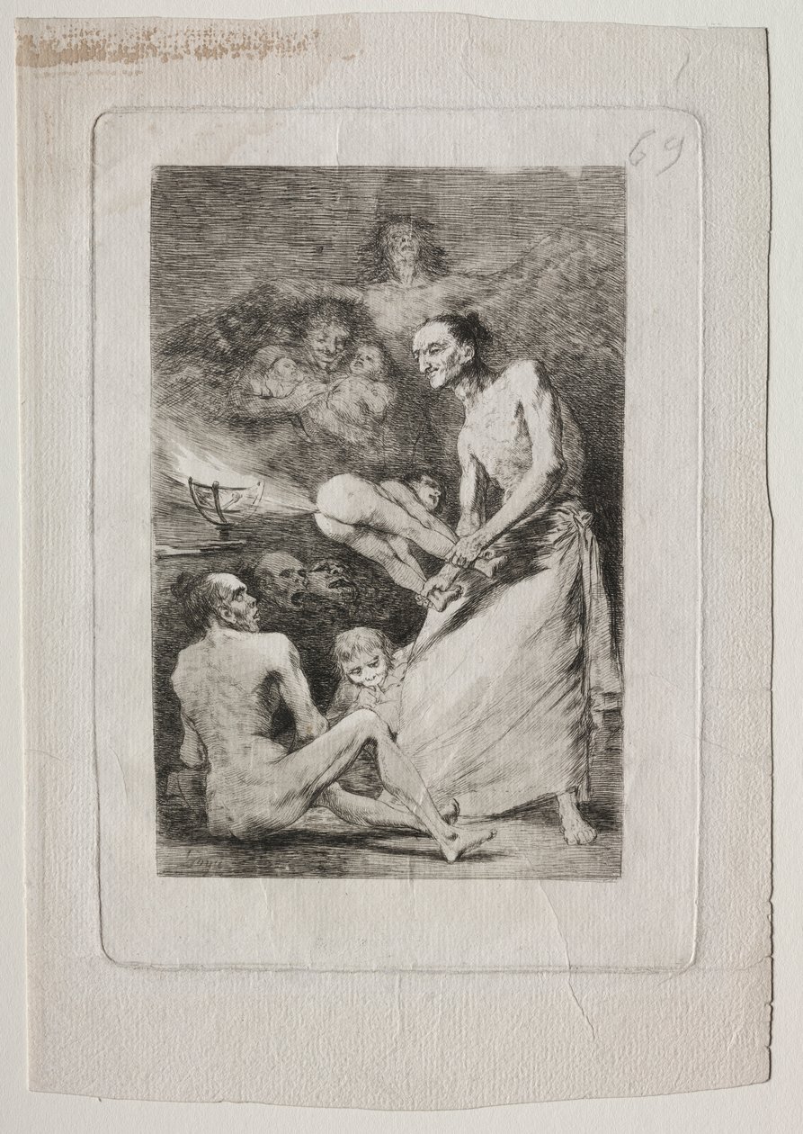 Caprichos: Fújj alkotó: Francisco de Goya