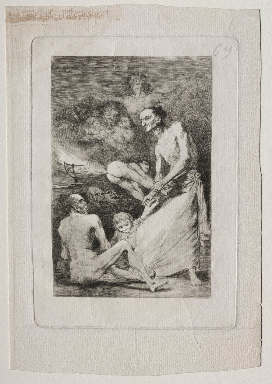 Caprichos: Fúj, c. 1799. alkotó: Francisco de Goya