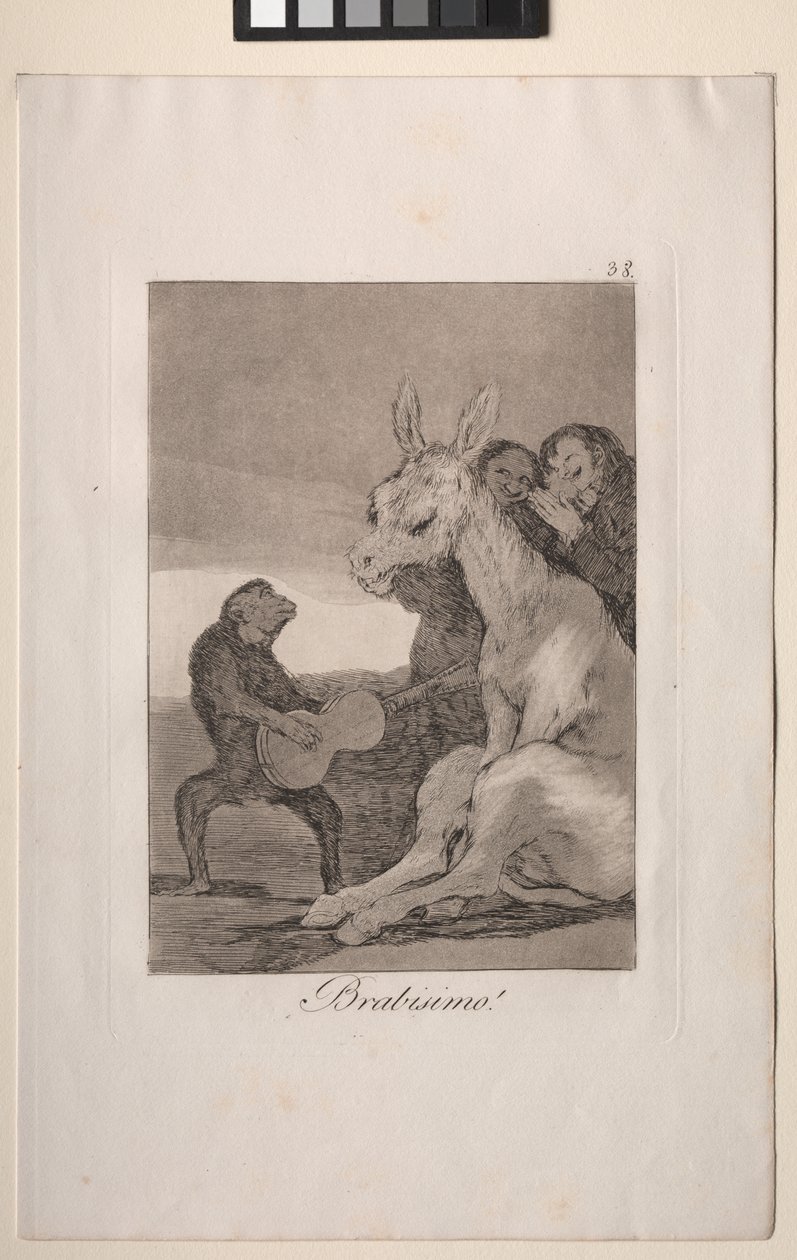 Szeszélyek: Bravó! alkotó: Francisco de Goya