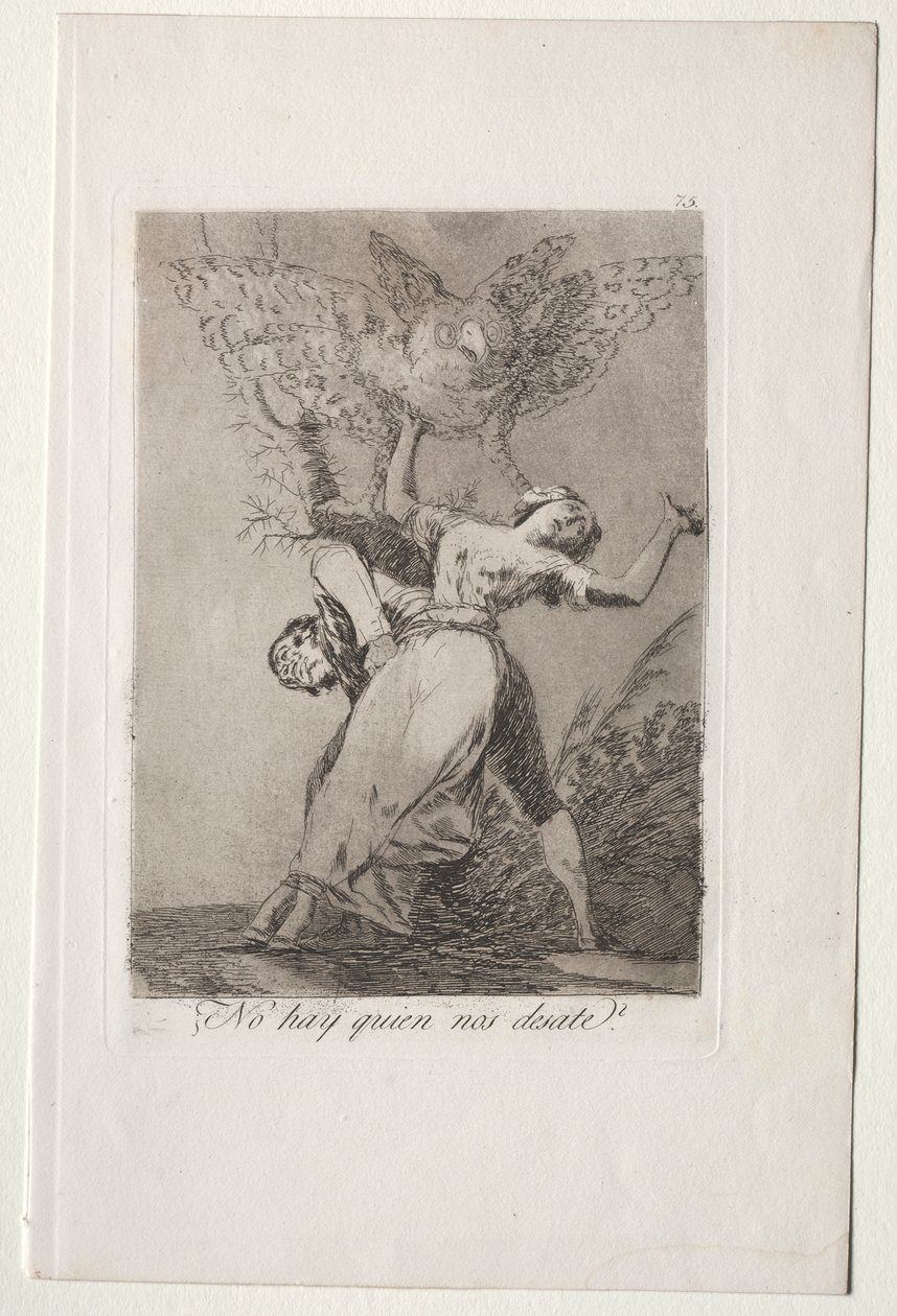 Caprichos: Senki nem tud feloldani minket? alkotó: Francisco de Goya