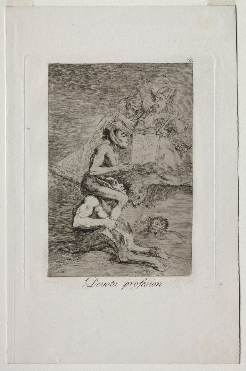 Caprichos: áhítatos hivatás alkotó: Francisco de Goya
